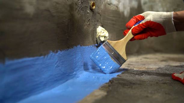 Commercial Emergency Waterproofing project at a Collegeville, PA business property by SJ Waterproofing Pros